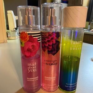 Bath and Body Works Sprays